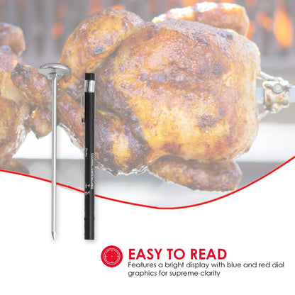 Home Basics Durable Cooking Thermometer - Stainless Steel Construction