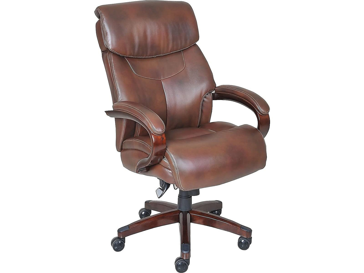 La-Z-Boy Bradley Bonded Leather Executive Chair (Roasted Chestnut)
