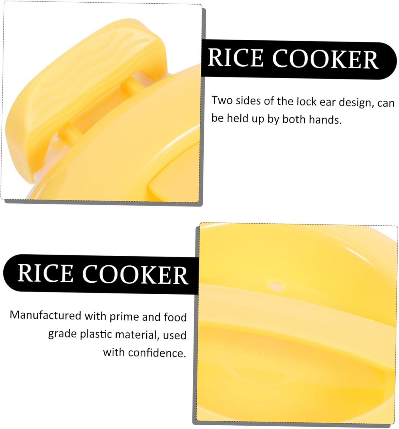 Rice Cooker Fast Microwave Cookware - Portable Heated Lunchbox Oven for Asian Cookware, Simple Travel Food Mug
