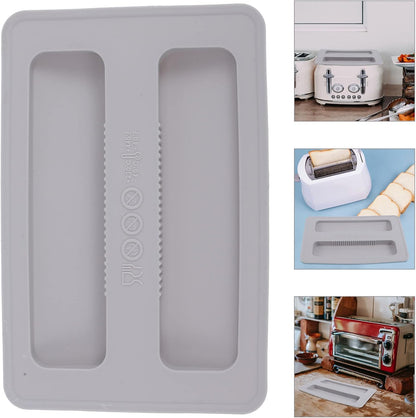 HEMOTON 2 Slice Toaster Lid, Silicone Toaster Cover, Bread Maker Cover Accessories