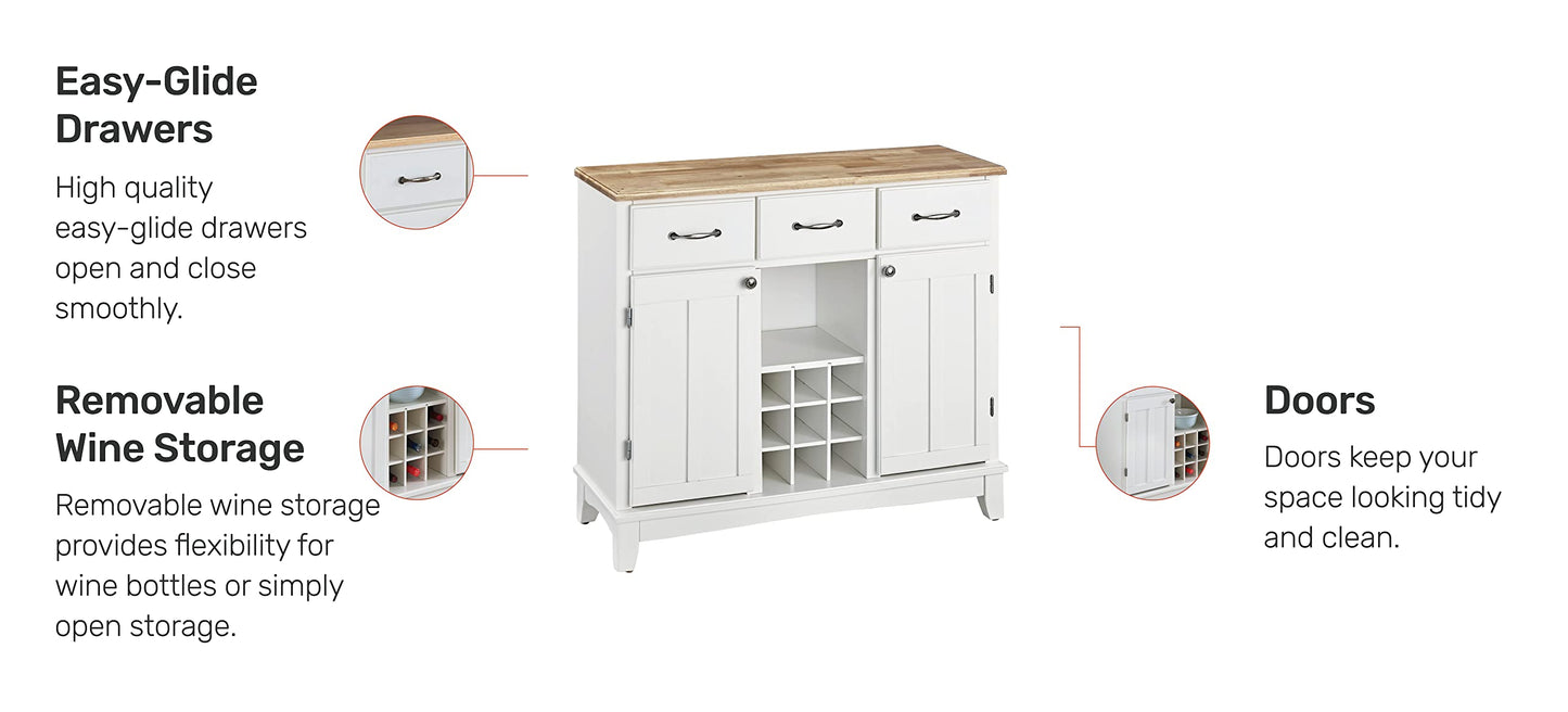 Homestyles Buffet of Buffets Off-White Buffet Server