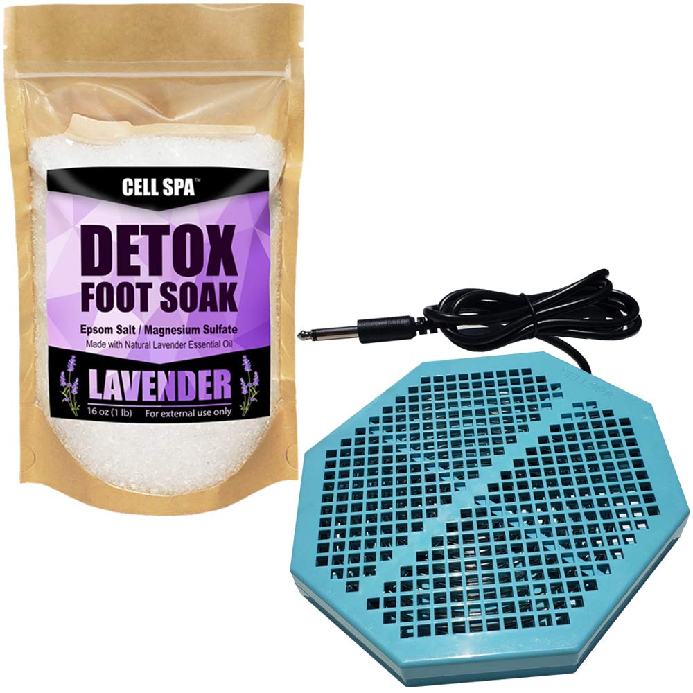 CS-900 Twice Powerful 6.5" x 5.5" Ion Detox Foot Bath Arrays Flat Dual Coil Stainless Steel Aqua Ionic Cleanse Array Compatible with Most 1/4" Plug Type Detox Machines