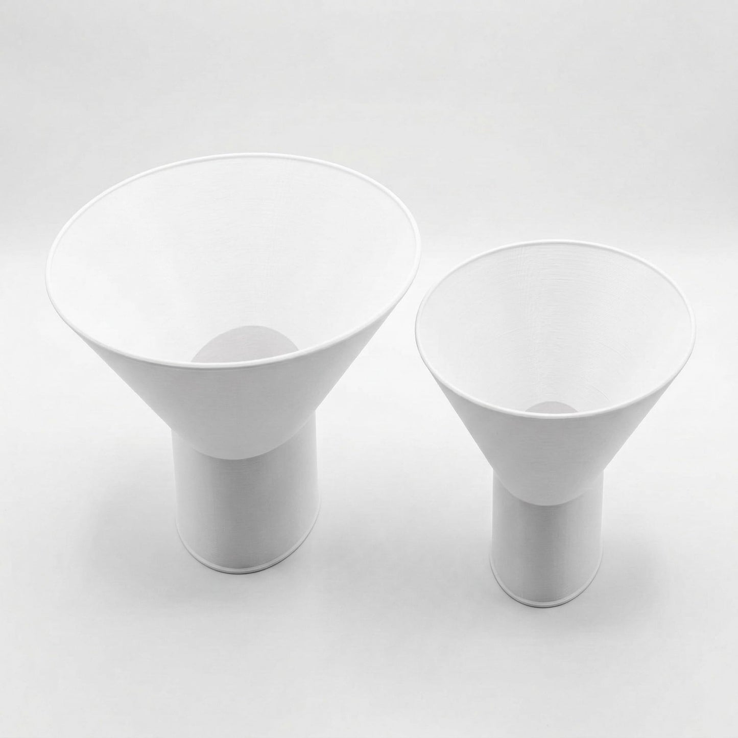 Sai Workshop 2-Piece Oval Funnel Set, Wife-Approved Mess-Free Food Prep Adaptor (Fits 6" & 10" Vacuum Sealer Bags), Unique Kitchen Gadget Gifts for Mom