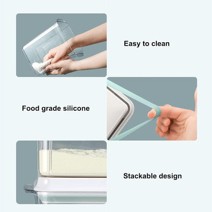 2000ML 2.0QT 900g Formula Dispenser Container with Scoop / Milk Powder BPA-Free Airtight Formula Storage Container