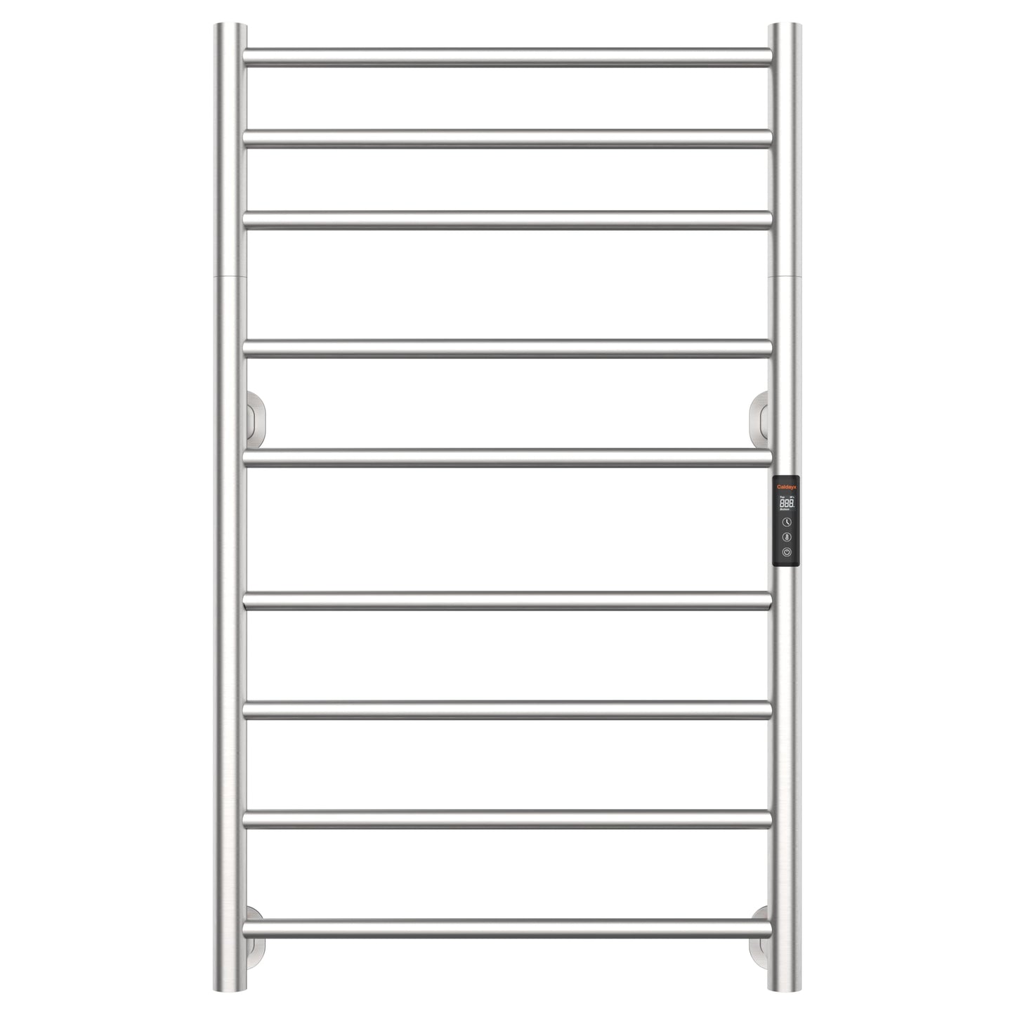 Caldayx Foldable Heated Towel Rack, Smart Dual-Zone App & Voice Control Electric Towel Warmer Rack, GFCI Plug-in/Hardwired, Wall-Mounted, Drill-Free Install, Brushed, CA3-900X550-Pro-S