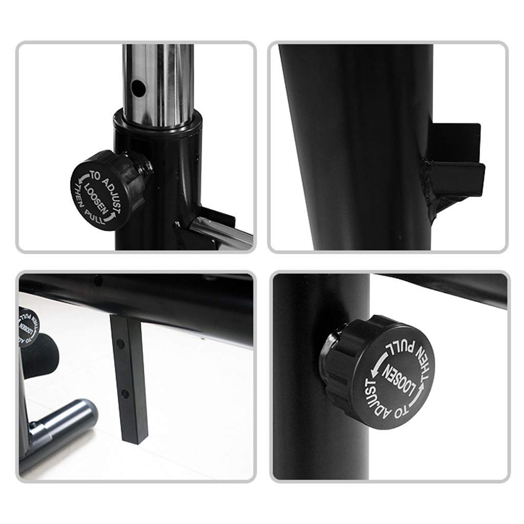 Gym Weight Bench pressFolding Weight Table Dumbbell Bench Functional Bench Press Weight Bench Barbell Rack Commercial Squat Rack Set Barbell Training (Color : Black, Size : 1