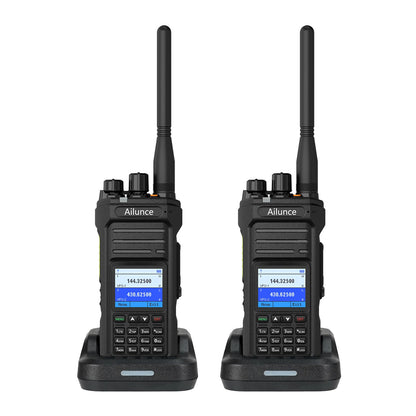 Retevis Ailunce HA1UV Ham Radio Handheld, Upgrade Chirp, Dual Band Radio with Cable,IP67 Waterproof, USB-C, 2800mAh, NOAA, Emergency Alarm, Long Range Handheld Transceiver for Hunting, Camping(2 Pack)
