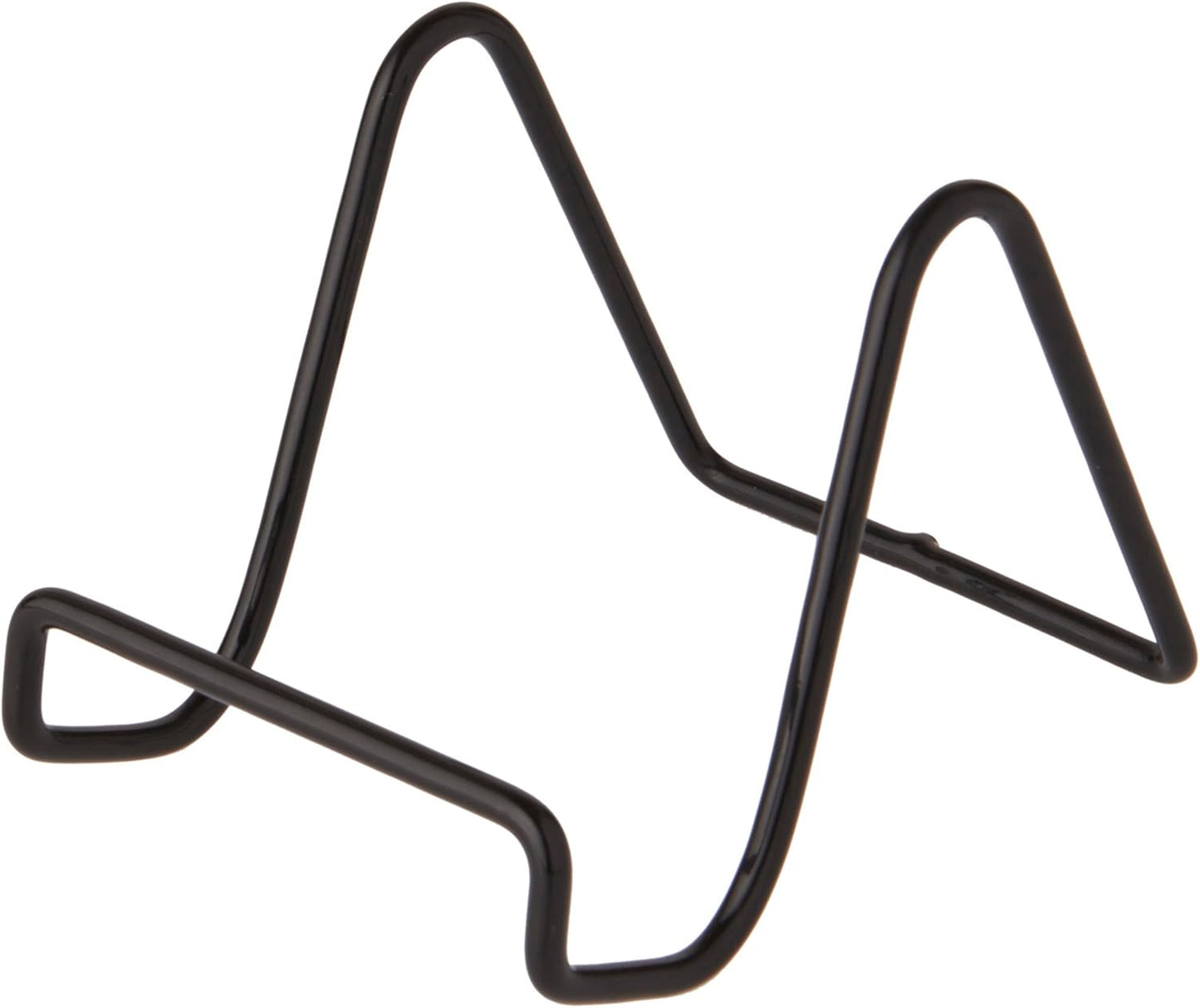 Bard's Vinyl Covered Black Wire Easel Stand, Pack of 3, Dimensions: 3" H x 3" W x 4" D