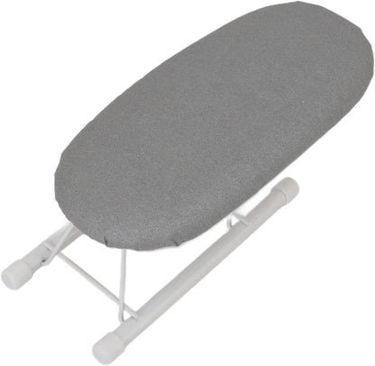 Mini Ironing Board - Heat Resistant Tabletop Ironing Board, Multifunctional for Travel (Grey)