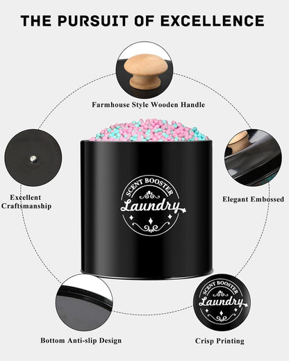 Laundry Scent Booster Beads Dispenser Container for Laundry Room Organization. Laundry Containers for Organizing
