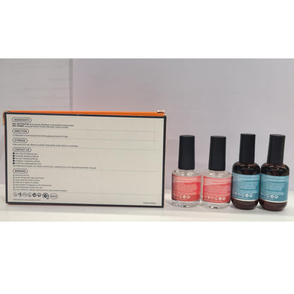 modelones 15 ml Nail Dehydrator and Primer, Acid Free Base Coat Natural Prep Dehydrate & Bond Primer Kit, Hema-Free Acrylic Nail Supplies