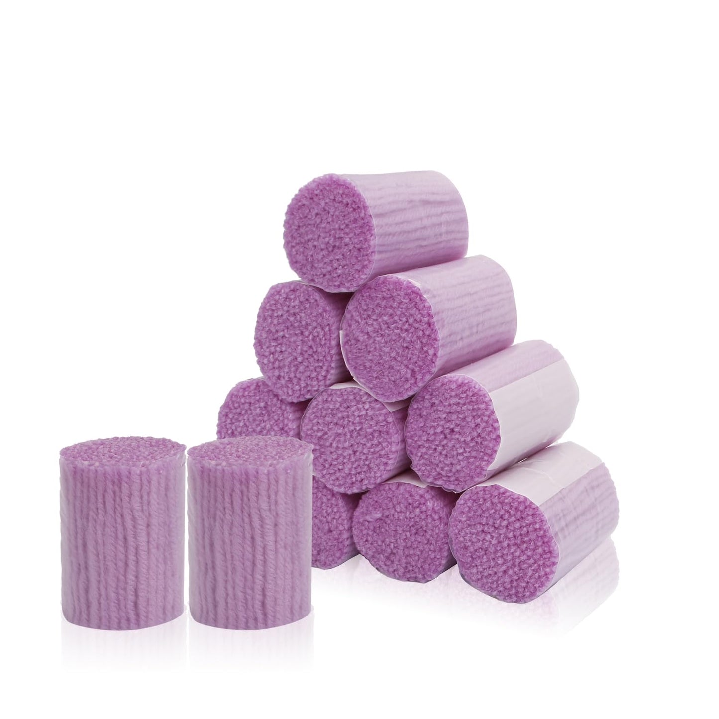 AKZYTUE 12 Rolls Latch Hook Yarn, Precut Rug Yarn for Latch Hook Kits, Crochet Yarn Bundles for Latch Hook Rug Making, DIY Tapestry Crafts for Adults & Beginners,Light Purple