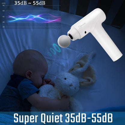 cotsoco Massage Gun, Muscle Massage Gun Deep Tissue Back Massager for Pain Relief, 20 Speeds Handheld Electric Massager Tool with Silent Brushless Motor, Suitable for Gym Office Home Travel