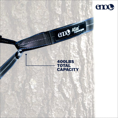 ENO Bundle, Includes The SingleNest Hammock & Atlas Suspension System, Lightweight, Durable Hammock with Straps for Camping, Hiking & Travel, Berry/Plum