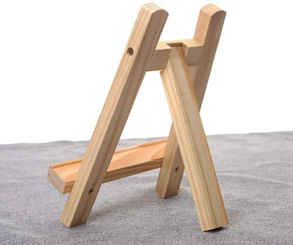 Easels Wooden Mini Sketch Display Shelf Professional Place Whilst Painting Table Plans Ideal Inspire Poster Board Etc Tabletop Solid Wood Artists Craft Box