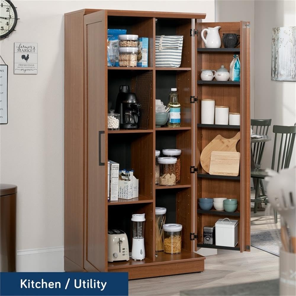 Sauder HomePlus Storage Cabinet/ Pantry cabinets, Sienna Oak finish
