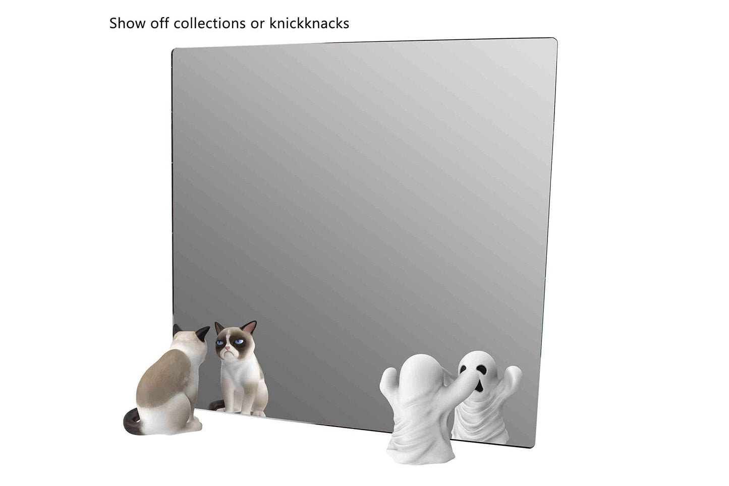 Marketing Holders Acrylic Mirror Sheet 24" x 24" Square Wall Plaque or DIY Pack of 6 Camper Workout Center Farm Dance Studio Safer Than Glass Light Weight Plastic