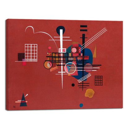 Wieco Art Framed Canvas Wall Art Composition VII, 1913 by Wassily Kandinsky Classic Abstract Famous Paintings Reproductions Canvas Wall Art for Home Decoration