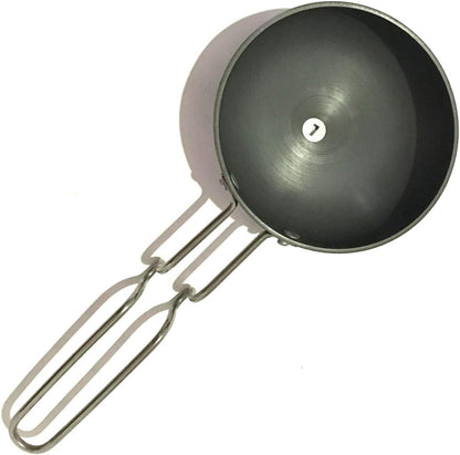 G&D GD Tadka Pan, Aluminum Non Stick Large Chowka Pan for Cooking, Spice Heating Pan