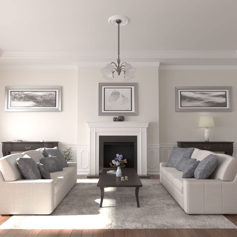 Ekena Millwork CM20LN 20 5/8-Inch OD x 6 1/4-Inch ID x 1 3/8-Inch P Lauren Ceiling Medallion