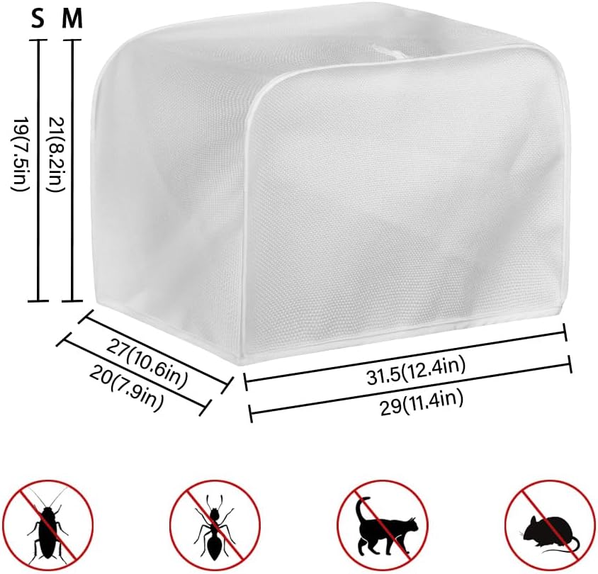 Daisy Butterfly 2 Slice Toaster Covers, Dust Protection for Bread Toaster, Machine Washable Blender Cover
