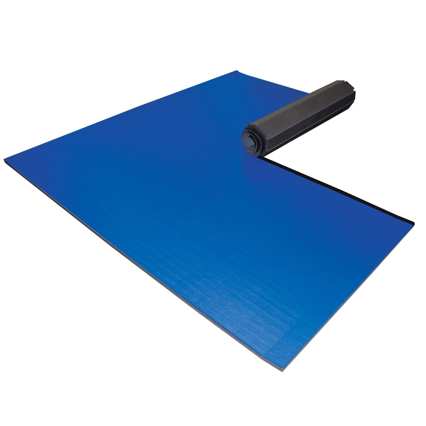 Dollamur 10'x10'x1.25" Jiu-Jitsu Mat, Royal Blue, Tatami, FLEXI-Connect®