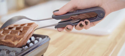 As seen on SHARK TANK - Versatile Tongs from Eating Utensils (1-Pack, Black)
