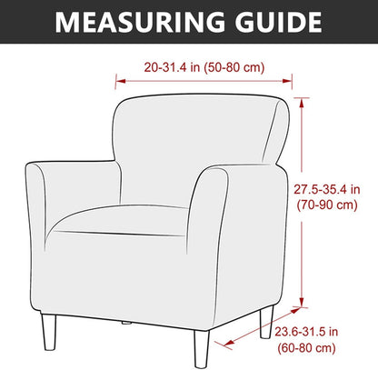 1 MIFXIN Banquet Armchair Slipcover Chair Cover with Arms Piece Spandex Elastic Stretch Accent Armchair Couch Sofa