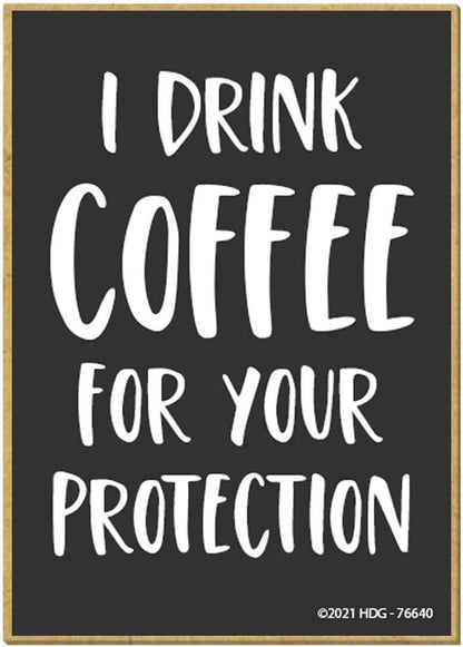 Honey Dew Gifts Funny Coffee Themed Refrigerator Magnet, 2.5 Inches by 3.5 Inches