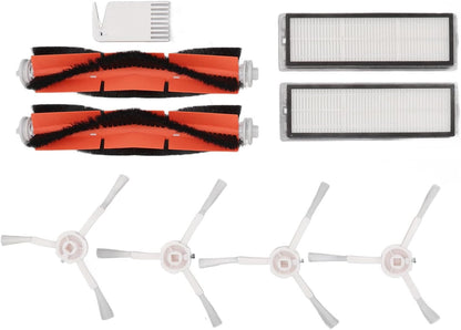 Vacuum Mop Brush Filters Accessories for Sweeping Robot Vacuum Mop, Replacement Filters, Silicone Flat Comb Kit