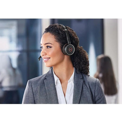 Jabra Evolve 75 SE - MS Stereo Wireless Headset/Music Headphones Black