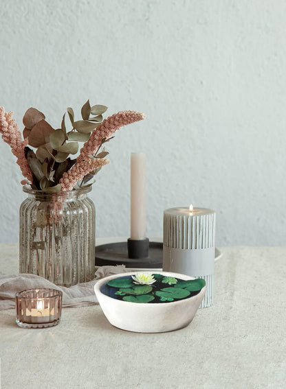 Serene Spaces Living White Marble Bowl - Decorative Multi-Purpose Catchall for Home Decor, Measures 2.25" Wide