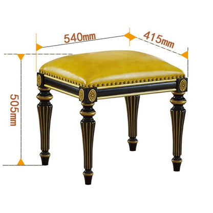 GAZOGJ Modern Piano Bench,Exquisitely Carved Solid Wood Stool Legs,Keyboard Bench and Vanity Stool