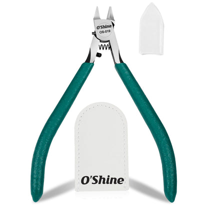 O'Shine Advanced Single-Edged Sprue Cutter, Single Blade Gundam Gunpla Model Nipper, Precision Plastic Kit Hobby Flush Clipper, Premium Plastic & Leather Sheaths Included