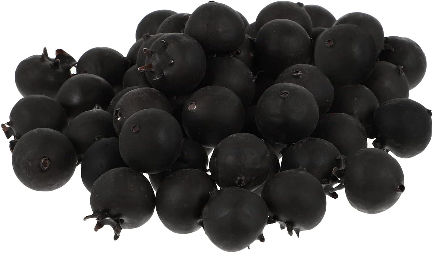 Artificial Blueberry, Fake Blueberries, Lifelike Frosted Blueberries Simulation for Decor, 50pcs