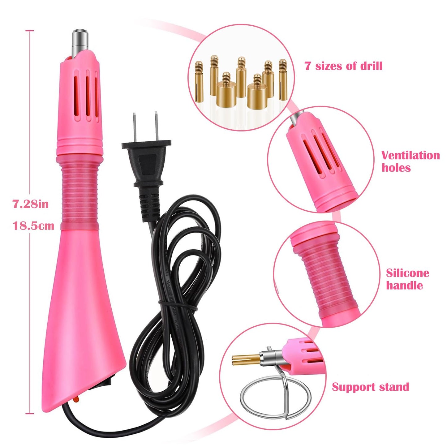Hotfix Rhinestones Bedazzling Kit,Iron-on Hot Fix Applicator Setter Tool with Rhinestones,Hot Fixed Wand for Clothes Clothing Fabric Crafts,Crystal