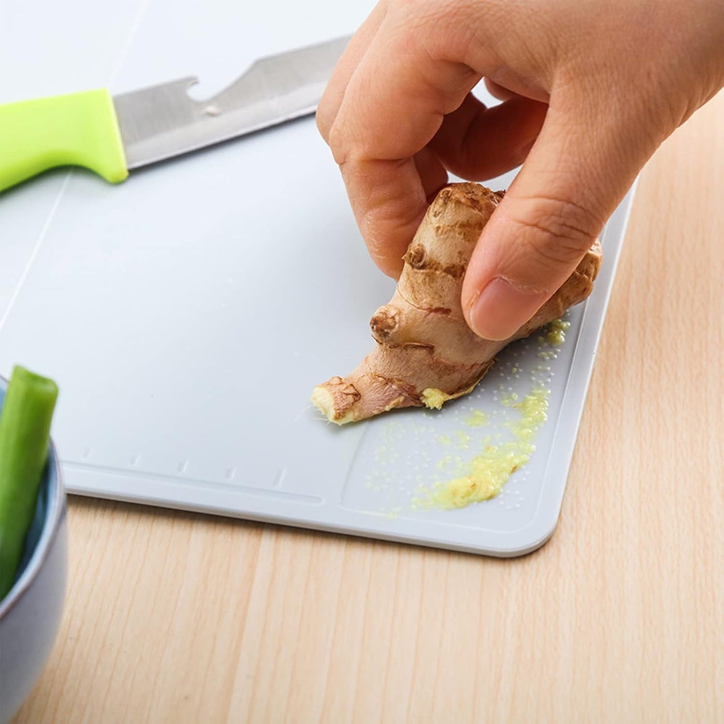 Foldable Kitchen Cutting Board Mats, Portable Plastic Fruit Chopping Board, Non Slip Mat for Meat & Vegetables (Nordic