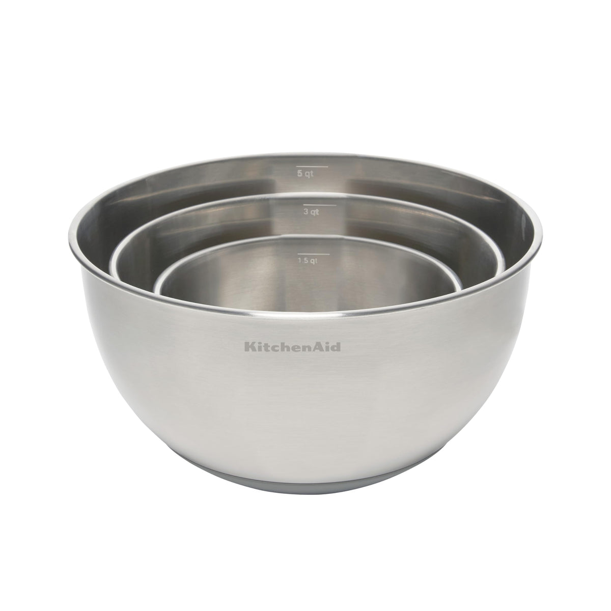 KitchenAid Stainless Steel Mixing Bowls, Set Of 3