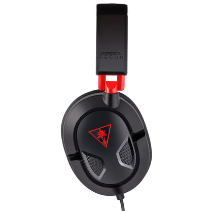 Turtle Beach Recon 50 Wired Gaming Headset - PC, Mac, PS4, PS5, Xbox Series X|S & Xbox One, & Mobile/Tablet with 3.5mm Removable Mic, 40mm Speakers, & In-line Controls – Black
