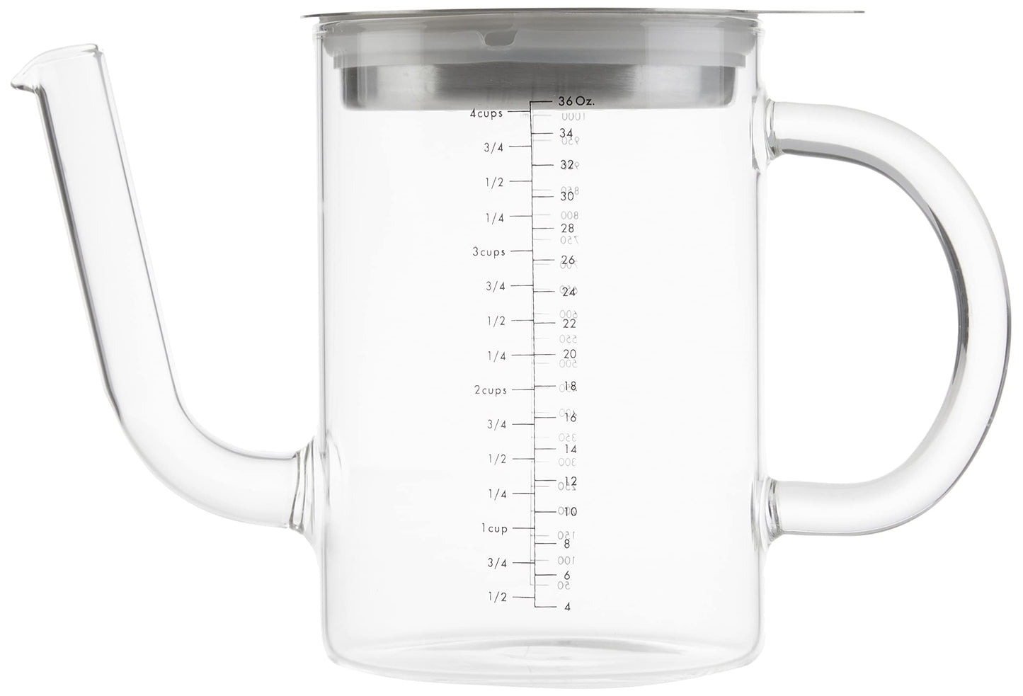 Norpro Glass Gravy Separator with Strainer