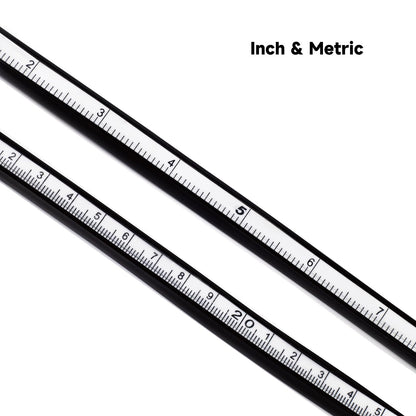 KEARING Flexible Curve Ruler, 24 Inch Ruler, Bendable Rulers for Engineering Drawing, Garment Design