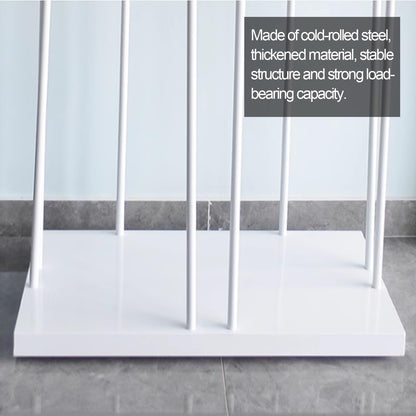 Desirelux Freestanding Pillow Display Rack, Cushion Storage Rack, Metal Steel Frame ，Commercial Retail Pillow Quilt Display Stand for Mall Clothing Stores(Set of 2)