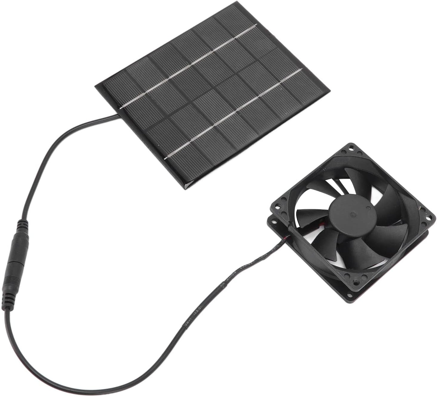 Solar Panel Fan Kit - Mini Solar Powered Exhaust Fan for Greenhouse, Chicken Coops, Sheds, and Windows