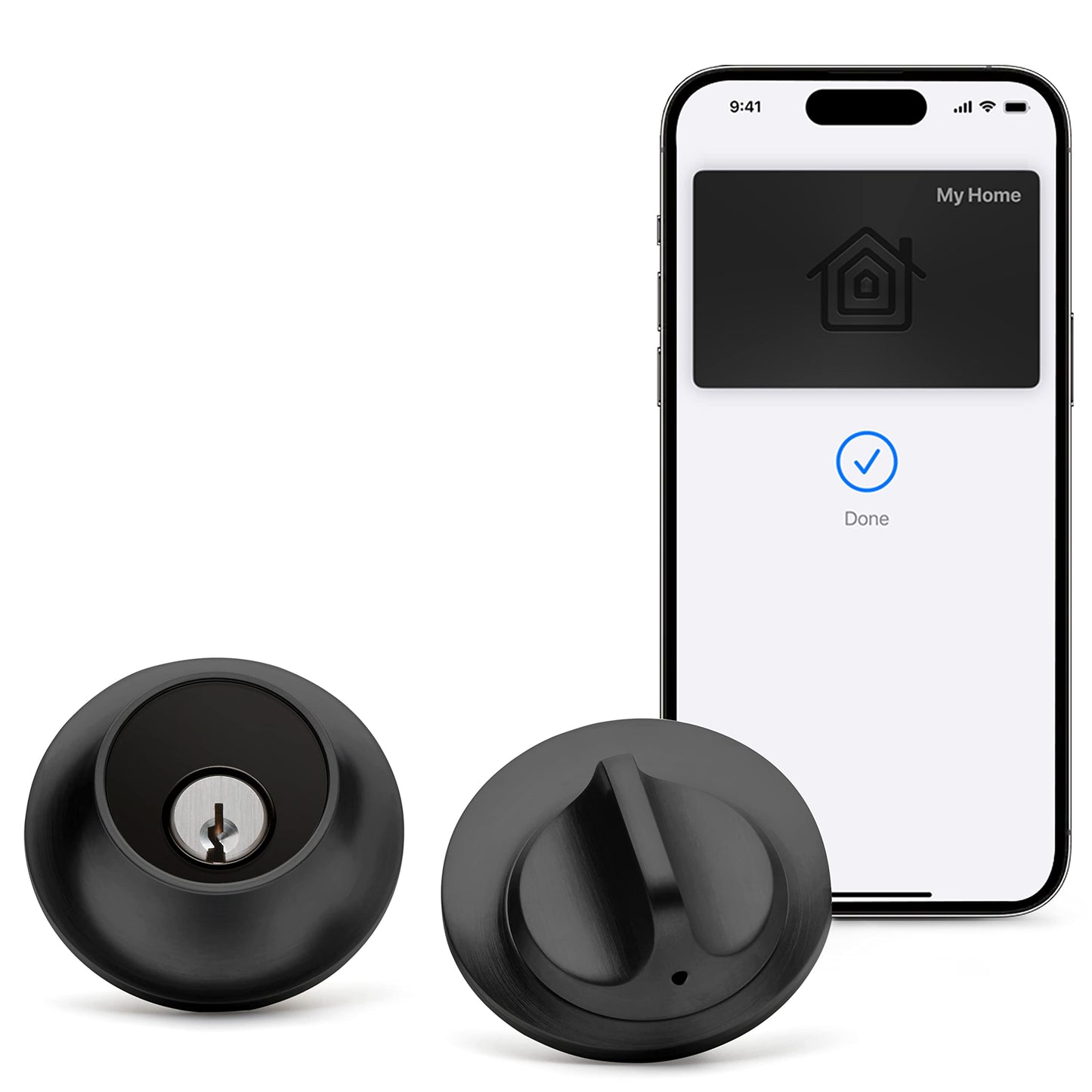 Level Bolt Smart Deadbolt - Make Your Lock Smart & Keep Your Existing Hardware and Keys - Keyless Entry via Level App (iOS & Android) - Works with Apple Home