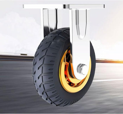 Heavy Duty Platform Truck Cart, Flatbed Cart Folding Hand Trucks, 2200lbs, with 6" Swivel Casters, for Loading and Storage Garage Warehouse Moving Truck