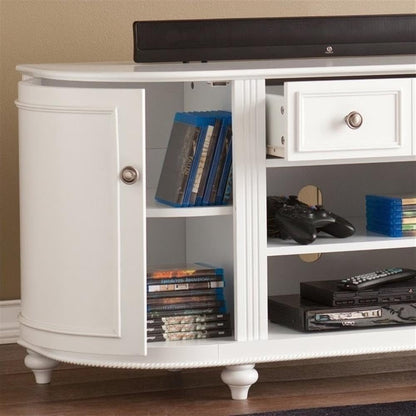 SEI Furniture Dandridge TV/Media Stand - White