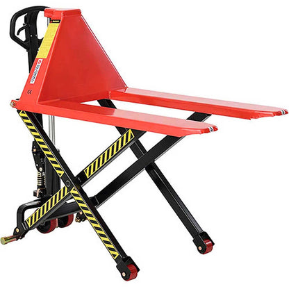 Global Industrial Manual High-Lift Skid Jack Truck, 3300 Lb. Capacity, 21" x 45" Forks