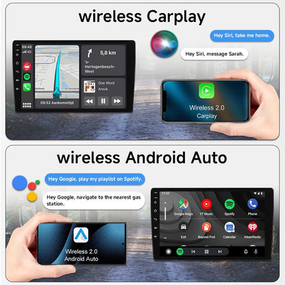 ASURE Car Stereo for Jeep Compass 2017-2020, Android 15 Car Radio with 10.1 Inch HD Touchscreen - Wireless CarPlay & Android Auto, 4GB 64GB, Wi-Fi 6, Bluetooth 5.4 - GPS, DSP, Backup Camera & SWC