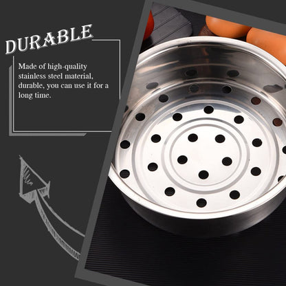 Stainless Steel Steamer Basket for Rice Cooker, 8.85 Inch Thicken Steaming Rack for Vegetables, Seafood, Dumplings, Dishwasher-Safe