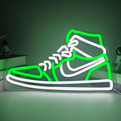 Sneaker Neon Signs for Wall Decor Dimmable Shoe LED Signs Neon Lights for Bedroom Man Cave Home Neon Wall Sign Shoe Light up Signs Decor